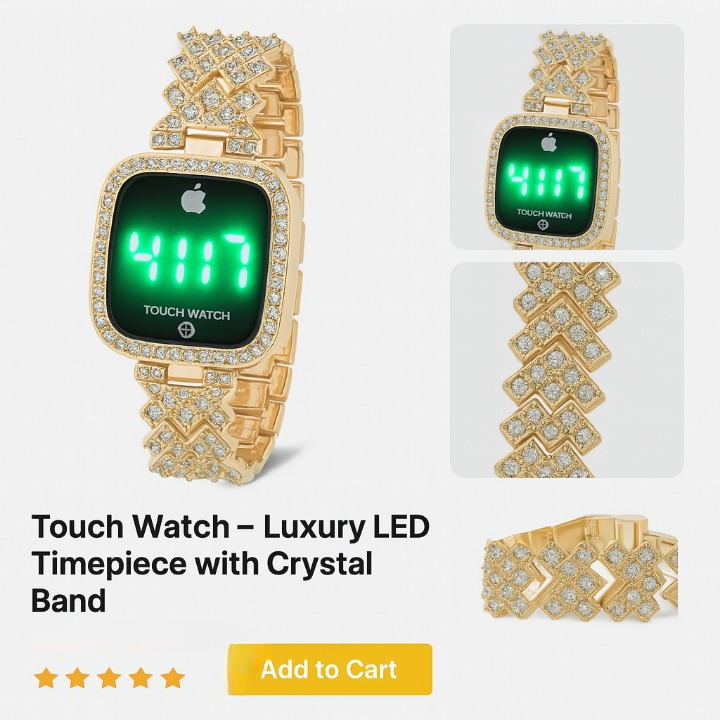 LED Touch Screen Watch
