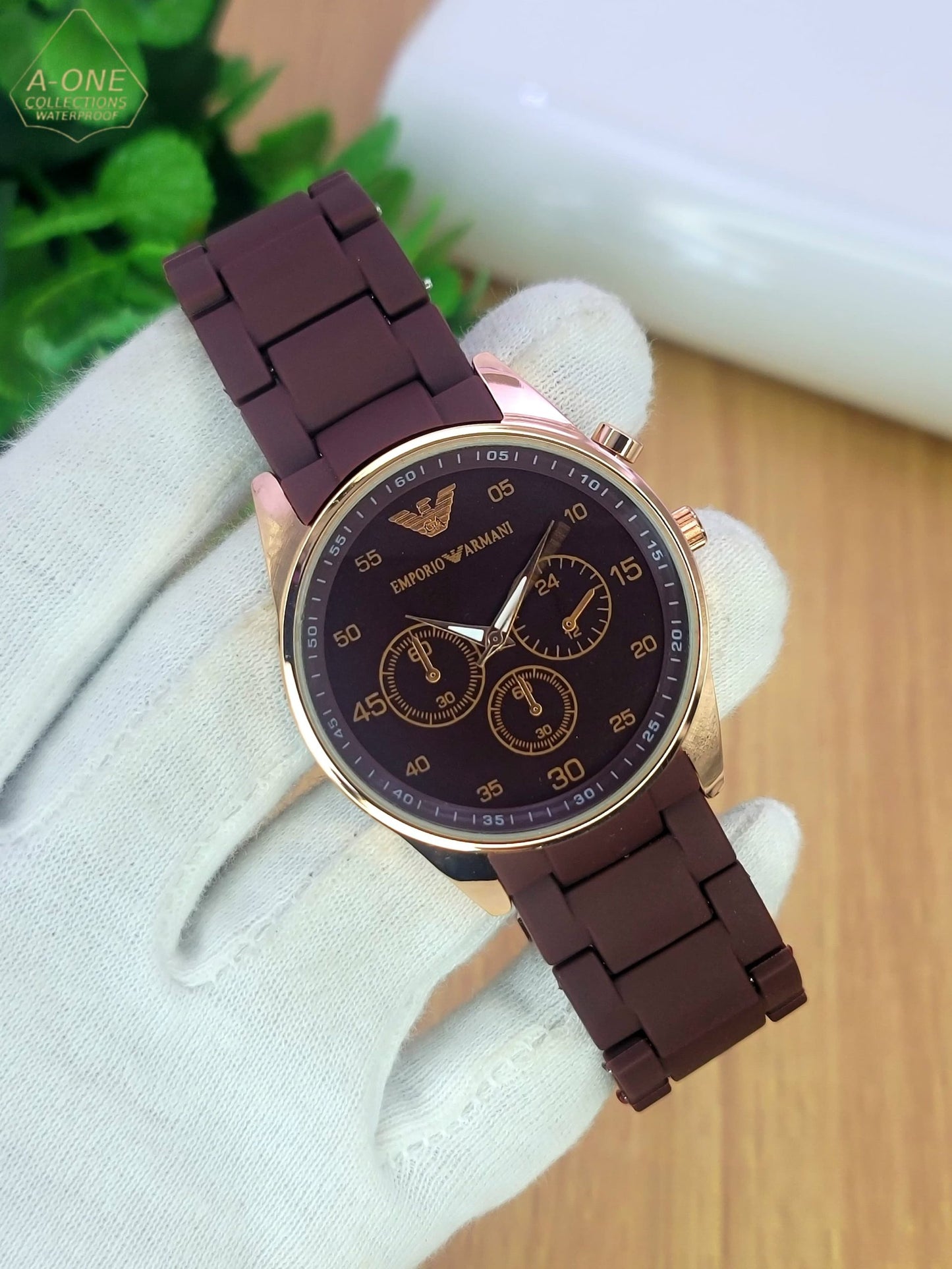 A1 emporio armani Stylish Watch Adjustable Strap | Best Quality Watch for Men (single watch )