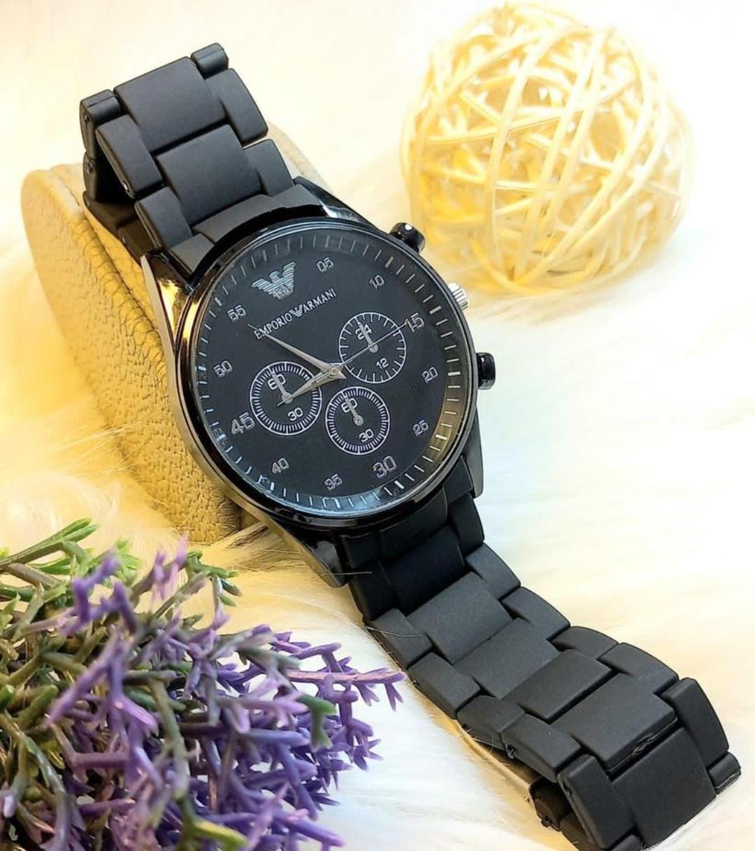 A1 emporio armani Stylish Watch Adjustable Strap | Best Quality Watch for Men (single watch )